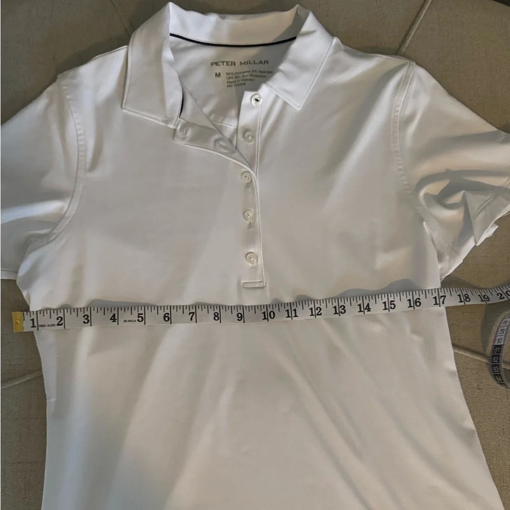 White Golf Polo Shirt - Picture 4 of 4